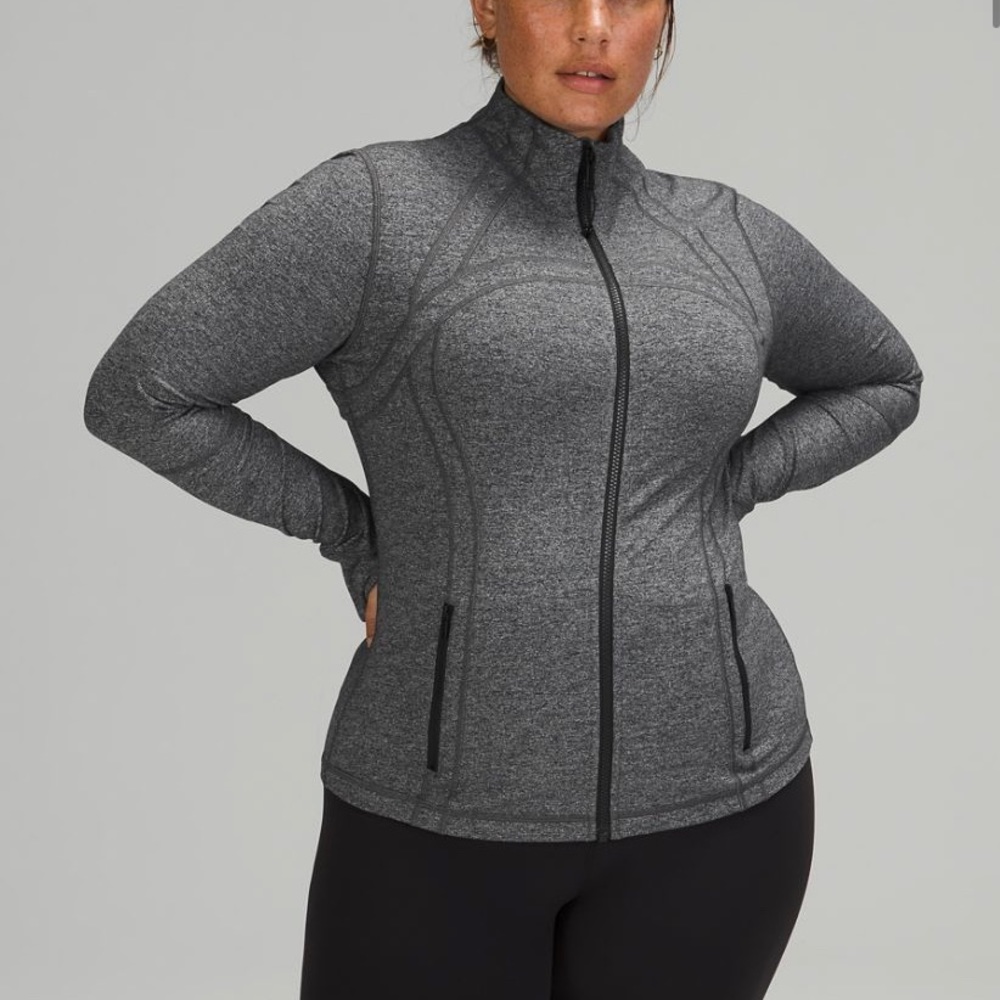 Lululemon define jacket - gray/white/black - SZ 10